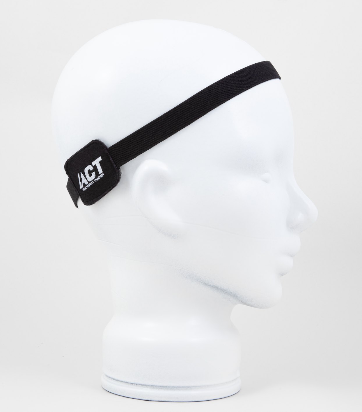 ACT head sensor Pro worn on a tight-fitting headband