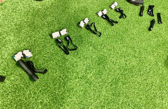 ACT Tracker head bands and sensors