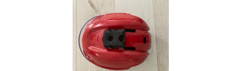 Helmet with sensor dock